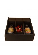Gavepakke belgiske specialøl og chokoladeballs